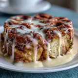 Cinnamon Roll Pancake Casserole