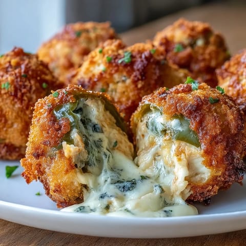 Golden-brown baked Cajun Crab Poppers with melted cheddar and panko crumbs sit beside a lemon wedge.