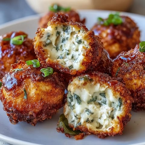 Spicy Cajun Crab Poppers stuffed with creamy crab filling rest on a tray ready to serve.