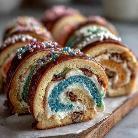 Whimsical pastel swirl sugar cookies inspired by Cookie Run Kingdom, perfect for birthday celebrations.  