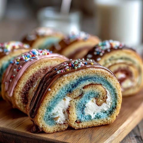 Soft, buttery sugar cookies with vibrant pastel swirls, ideal for festive dessert tables or gifting.  