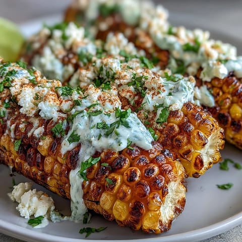 Creamy elote-style corn with Cotija cheese, chili powder, and lime—perfect for quick, flavorful side dishes.