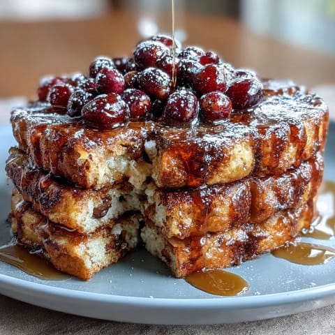 Blueberry Pancake Oven Bake
