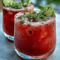 Vibrant watermelon lime sparkling punch with fresh mint and lime slices, perfect for refreshing spring gatherings.